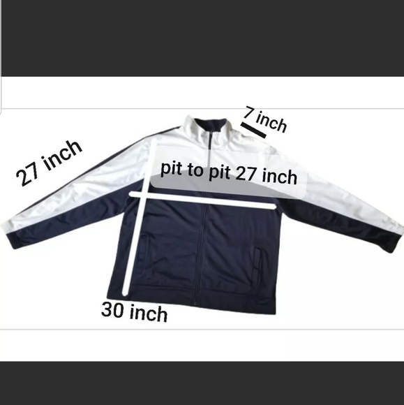 Champion Men Active Track Jacket Blue Size XXL - Picture 9 of 9